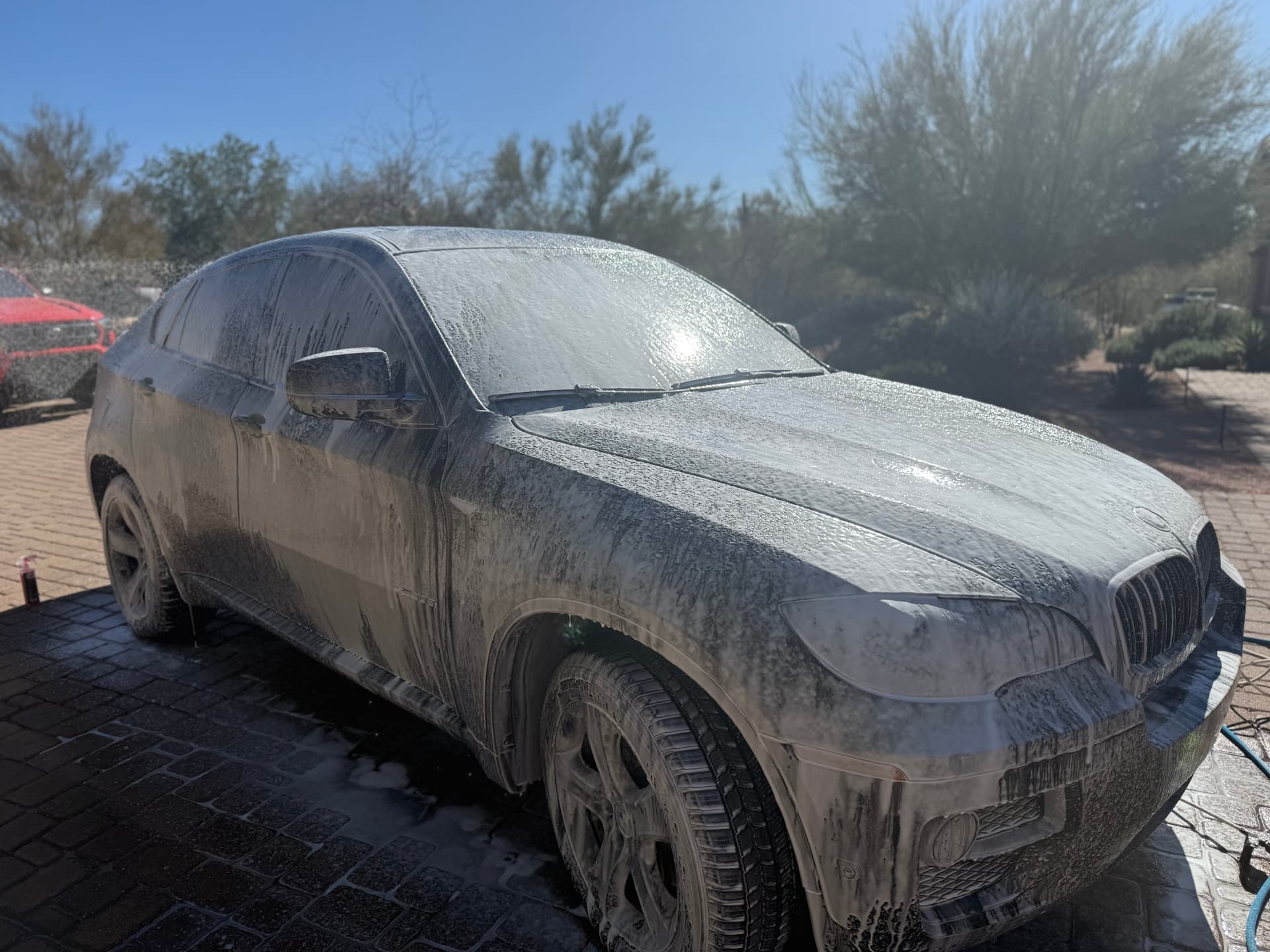 After — Foam Bath Pre-Wash