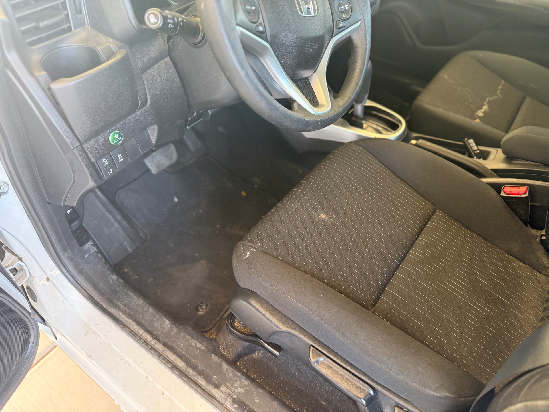 Before — Honda Fit — Front Interior Reset